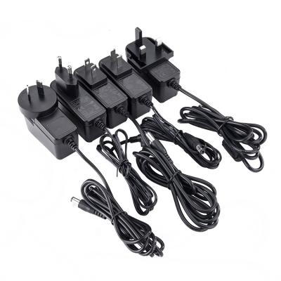 China Flame Retardant PC AC PC AC Universal Adapter 5V2V 1A Power Adapter 12V 1A Power Supply US UK AU Plug Removable AC DC Plug Removable Power for sale