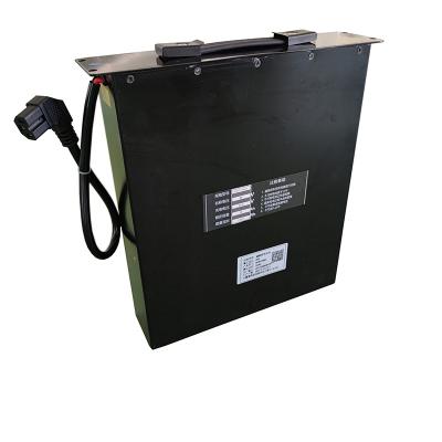 China AGV Warehouse Car Battery Set Electric Pallet Jack Batteries 54.6V 24AH for sale