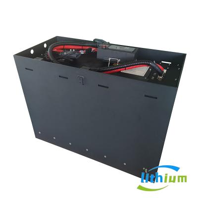 China Zware LiFePO4 batterij voor 1 ton 3 ton heftruck, elektrische stapler, schoonmaakapparatuur 4000 cycli Te koop