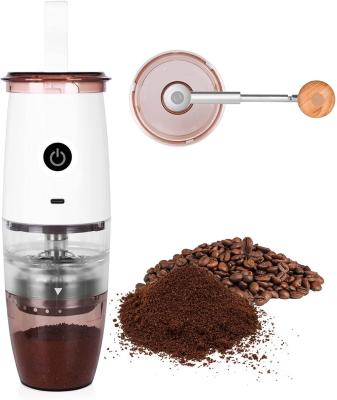 China New Design 2in1 Car Rechargeable Electric Portable Coffee Grinder for sale