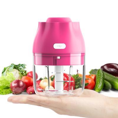 China Usb 2021 Viable Kitchen Tools Kitchen Tools Dicer Crushed Chopper Bowl With Button for sale