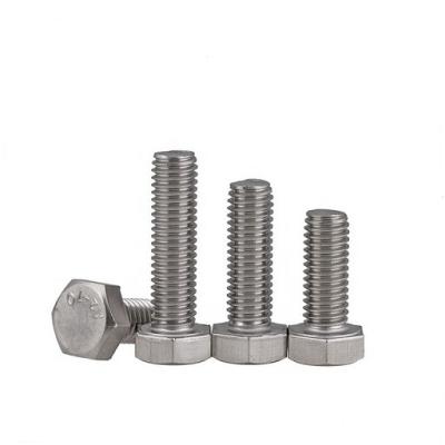 China DIN933 A4 M8X250 Stainless Steel Hex Head Set Screw for sale