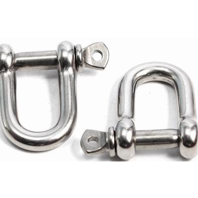 China Stainless Steel 304 D Stainless Steel Lifting Shackle for sale