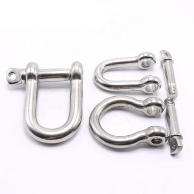 China Stainless Steel 316 D Stainless Steel Lifting Shackle for sale