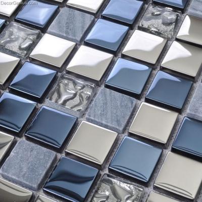 China Bright Parquet Cream Color Full Body Glass Pebble Swimming Pool Mosaic for sale