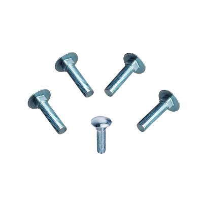 China Round Head Square Neck Easy To Use Customized Ribbed Galvanized Bolts Around Head Carriage Bolt for sale