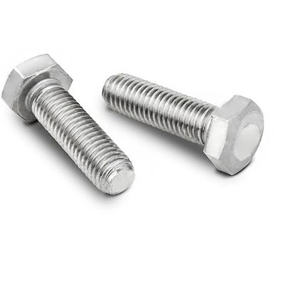 China HEX Good Quality Customized White Stainless Steel License Hex Aluminum Plate Bolt for sale