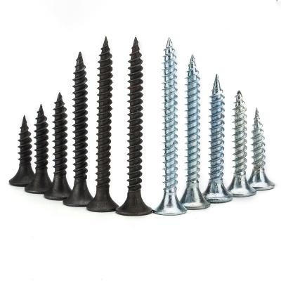 China Bugle Black / High Phosphor Gray Plating Or Galvanized Fine Tooth Drywall Screw Self Tapping Horn Head for sale