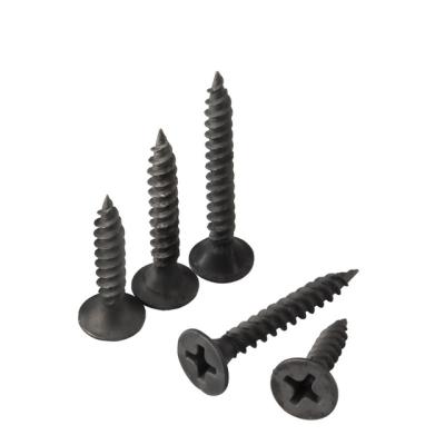 China Cheap China Manufacturers Flugelhorn Drill Point or Sharp Point Length 12-120mm Black Drywall Screws for sale