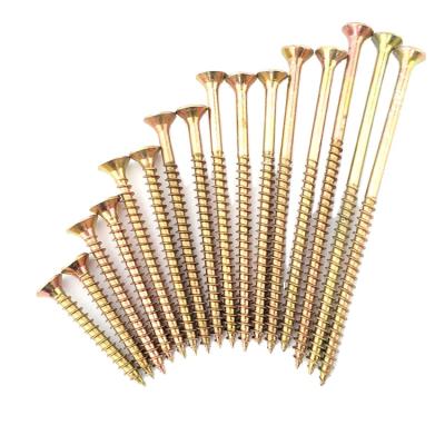 China Professional Double Head Manufacturers Steel C1022A M3-M6.3/#4-#14 Countersunk Chipboard Screw For Wood Furniture for sale