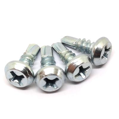 China Pan Head Manufacturer Price Customized Hex Joint Truss Framing Head Self Drilling Tek Screws for sale