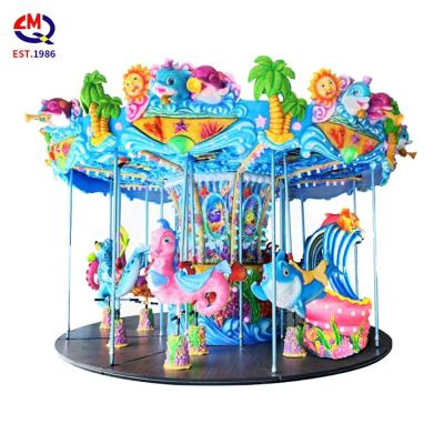 China FRP And Steel Luxury Ride 18 Seater Carousel Merry Go Round Carousel For Amusement Park for sale