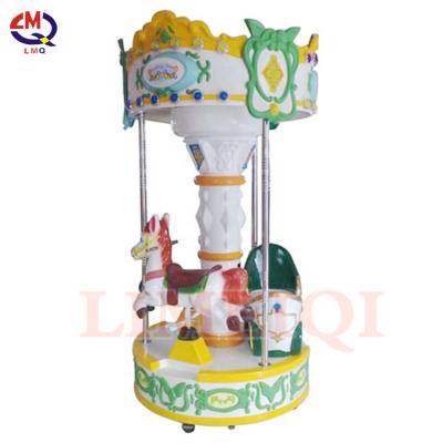 China Fiberglass Reinforced Plastics 6 Seats Carousel Newest Carousel Mini Horse Rides Small Carousel For Sale Merry Go Round for sale