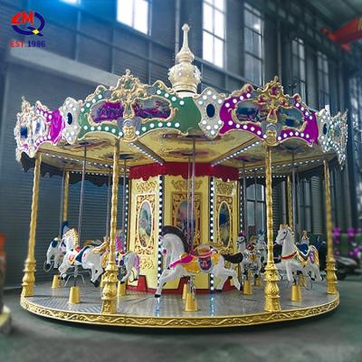 China Mall Amusement Supplies Merry Park Carousel Rides Go Round Game For Sale for sale