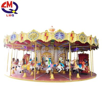 China Over 5 years of LIMEIQI China 16 seats beautiful horse kids rides used carousel for sale for sale