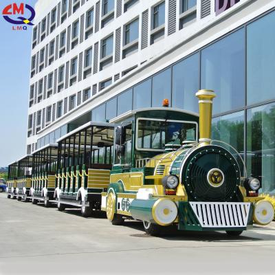 China metal diesel train, battery train trackless ride, road train for sale for sale