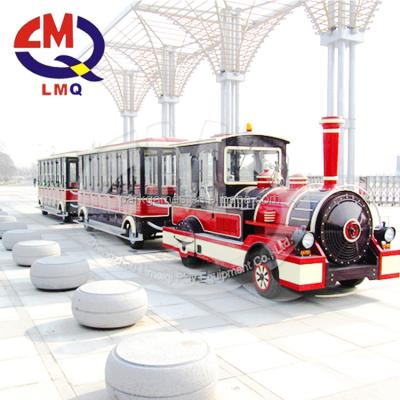 China FRP (Fiber Reinforce Plastic) Thomas The Train Bed 24 Seats Trackless Train For Sale for sale