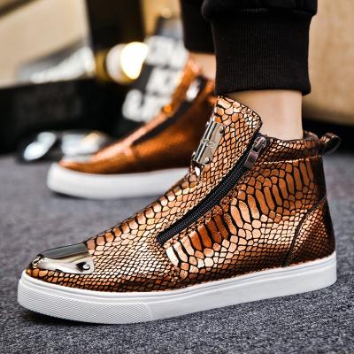 China New Designer 2021 Fashion Trend Shoes For Men Fashion Ankle Nice Look High Quality Men Shoes PVC Hot Selling Shoes for sale