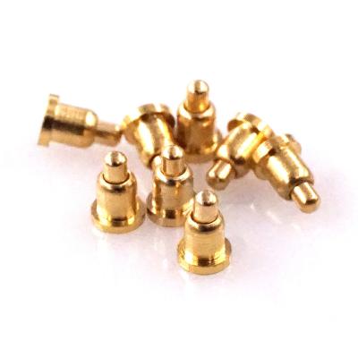 China Male 3.0 Pin Spring Loaded Pogo Pin Connector Mm Size SMD PCB Straight Single Flange 2.0mm 12VDC 1A Spring Contact for sale