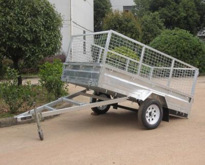 China Heavy Duty Car Trailer Lock Tipping Box Trailer for sale