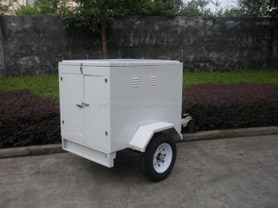 China Car Trailer Powder Color & Specs coated and different, enclosed small 4X4 dog trailer for sale