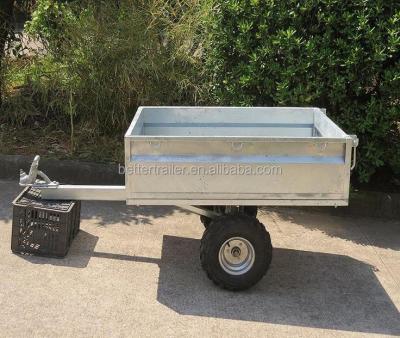 China Small Size Easy Tow Galvanized Car Trailer Garden Trailer for sale