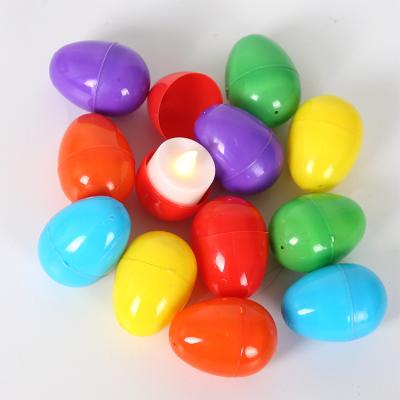 China Use With Other Balloon Decorations Halloween Easter Egg Candle Creative Activity With Egg Egg Colored Electronic Candle for sale