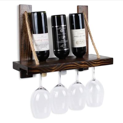 China 100% Latest Eco-Friendly Design Wine Rack Wine Bottle Stand Unique Wooden and Bamboo Stand Wine Racks Countertops for sale