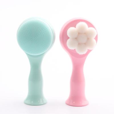 China New Large Multifunctional Flower Wash Silicone Mask Hand OEM Face Brush MN-U02 for sale