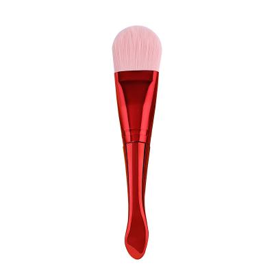 China wholesale soft hair double headed beauty makeup tool with scoop mask facial coated brush MN-K02 for sale