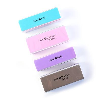 China Cheap Foam Square Block Manicure Tools Wholesale Foam Sponge Polishing Nail File High for sale