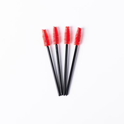 China Single Roll Eyelash Brush Spiral Eye Makeup Disposable Cheap Disposable Graft Planting Brush for sale