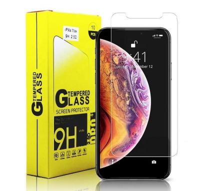 China Premium Mobile Phone 9H 2.5D Tempered Glass Screen Film For Apple iPhone 11 12 pro Max Screen Protector for sale