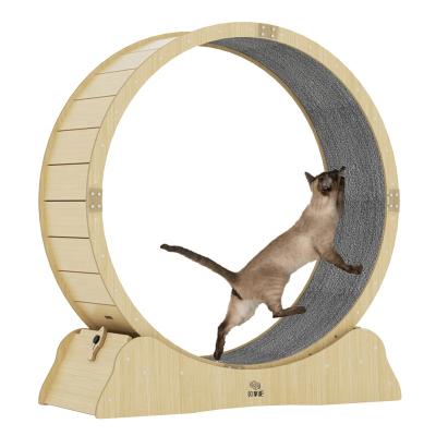 China Eco Board Cat Cats Execrise Wheel High Fiber Running Wheel for sale