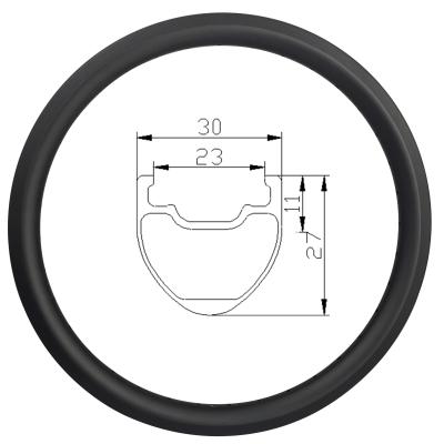 China Racing / Folding Birdy Bike / BMX / Bike etc. 20 Inch 30Mm Carbon Rim 12K Twill Surface Carbon Bicycle Wheel Bushing for sale