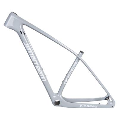 China Cheap Gray Bicycle Frame Mountain Bike Carbon Frame Env Carbon Mountain Bike Frame Full Suspension Mountain Bike Frame Mtb Bicycle for sale