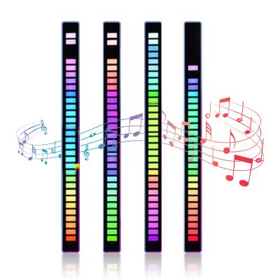 China Contemporary Rhythm RGB Sound Light Atmosphere Music Control Light Christmas Colorful Sensor Rhythm Lamp for Car Home Office Party for sale