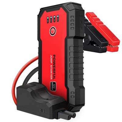 China Car Jump Starter 1500A Jump Starter 12V Fast Charging Support Car Battery Jump Starter Pack With Jumper Cables Smart Portable Power Supplies for sale