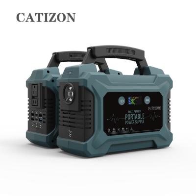 China CATIZON 110V/220V 60000mAH 220W Power Systems Power Station Home Backup Solar Power Portable Solar Generator for sale