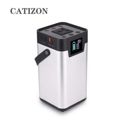 China Fast Charge Support High Power Supply 200W Rechargeable Multifunctional Portable Power Station Power Station with AC Inverter for sale