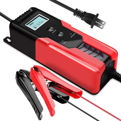 China Motorcycle Battery Charger 12V 4A 12V Smart Motorcycle Car Battery Charger Pulse Repair Lead Acid Battery Charger for sale