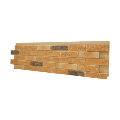 China Modern Orange Color Brick Panels Modern Interior For TV Background Home Decoration for sale