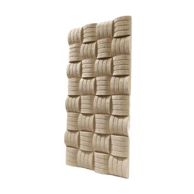 China Modern Best Quality IN Mold Coating Faux Veneer Rattan Stone for sale