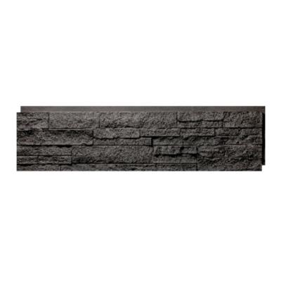 China Modern Black Slate Stacked Culture Ledge Stone Wall Cladding for sale