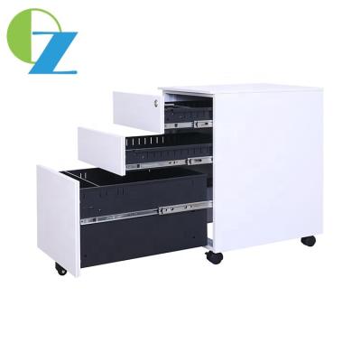 China customization 3 Drawer Mobile Pedestal Cabinet Mobile File Pedestal H620mm for sale