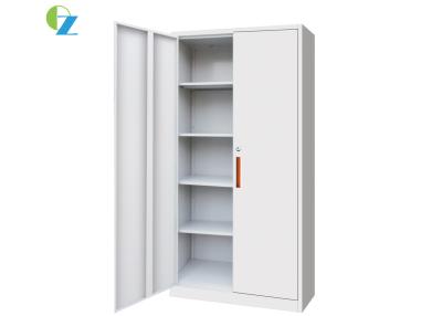 China Puerta moderna blanca de la estructura 2 del armario KD de la oficina del metal de los muebles de oficinas en venta