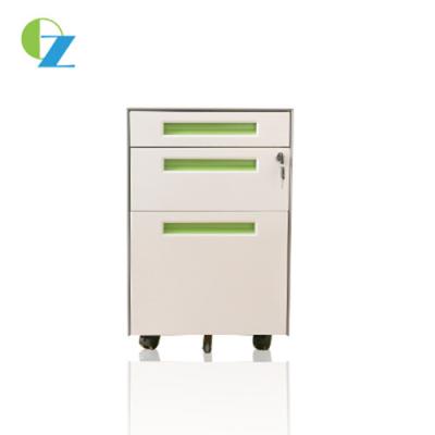 China Convenient Mobile Pedestal Cabinet 3 Drawer for Office / School File Storage for sale