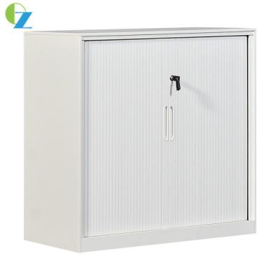 China Steel Office Tambour Sliding Door Storage Cabinet Shutter Storage Cabinet Metal for sale