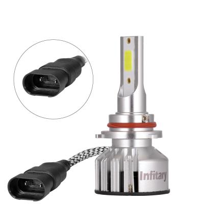 China UK Stock Free Shipping Infitary V3 LED Headlight Fog Light COB H7 Led Headlight Bulb H13 9005 9006 9007 H4 H1 H3 H11 H8 H9 H27 Auto Car Head Light for sale