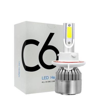 China Auto Led Headlight Wholesale C6 Led Bulb H8 H1 H3 H11 HB3 9005 HB4 9006 Headlight H7 LED H4 Car Auto Fog Light Bulb 9007 Lamps for sale